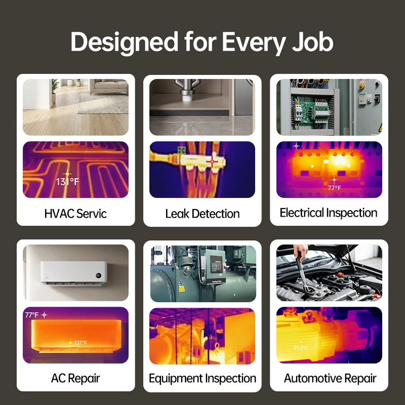 FNIRSI TDM-120/TDM-120P 멀티미터 열화상 적외선 카메라 테스터 AC 750V/DC 1000V 저항 정전용량 120x90 IR