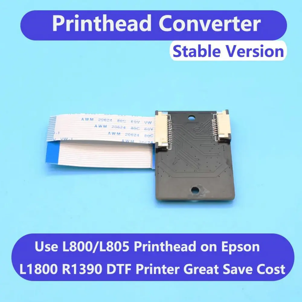 Kit Conversor de Cabeça de Impressão para Epson L1800 1390 Dtf Dtg Impressora uv L805 L800 Placa Adaptadora a4 a a3 - Imagem 5