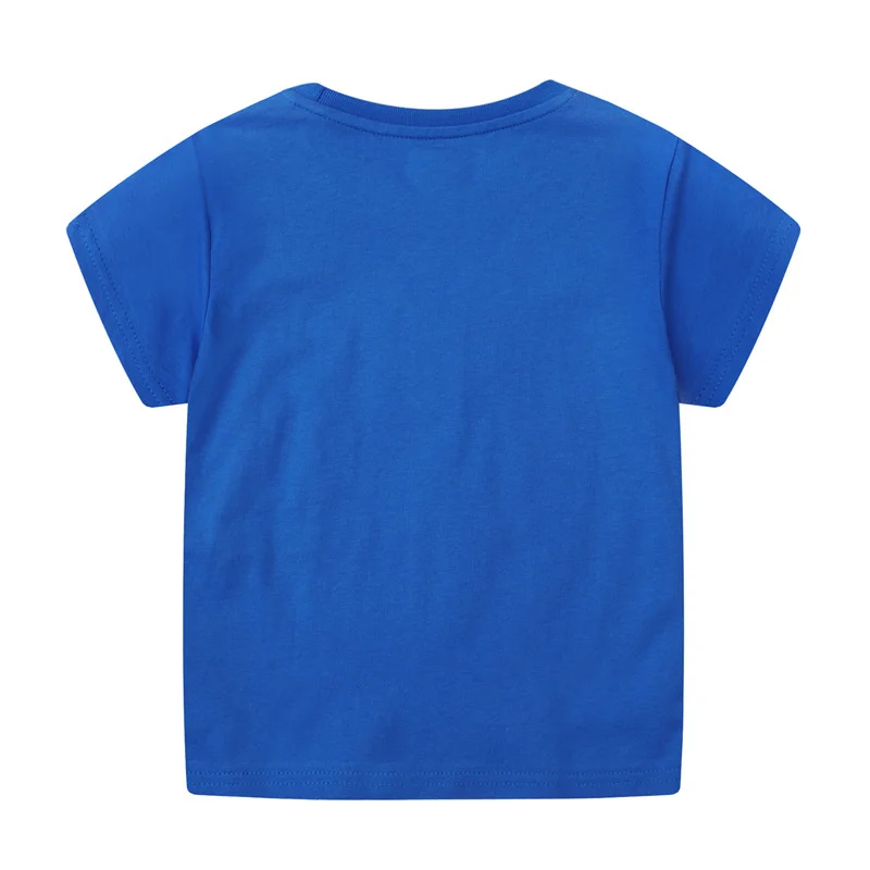 Jumping Meters New Arrival Boys T Shirts For Summer Cotton Cartoon Aircraft Embroidery Toddler Kids Tees Baby Tops Clothes 6