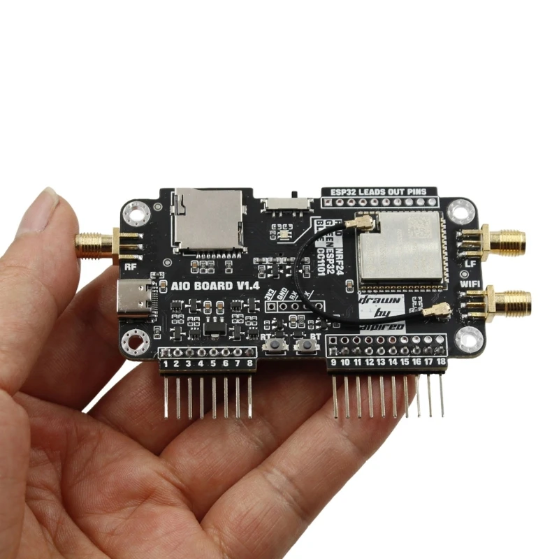 WiFi NRF24 + ESP32 개발 보드 모듈 장치 개발 보드 연구 학습 확장 보드 교체