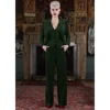 Women's Three Piece Suit Velvet Single Breasted Elegant Women's Pants Suits Female Suits Set Formal New in Matching Groups Sets 6