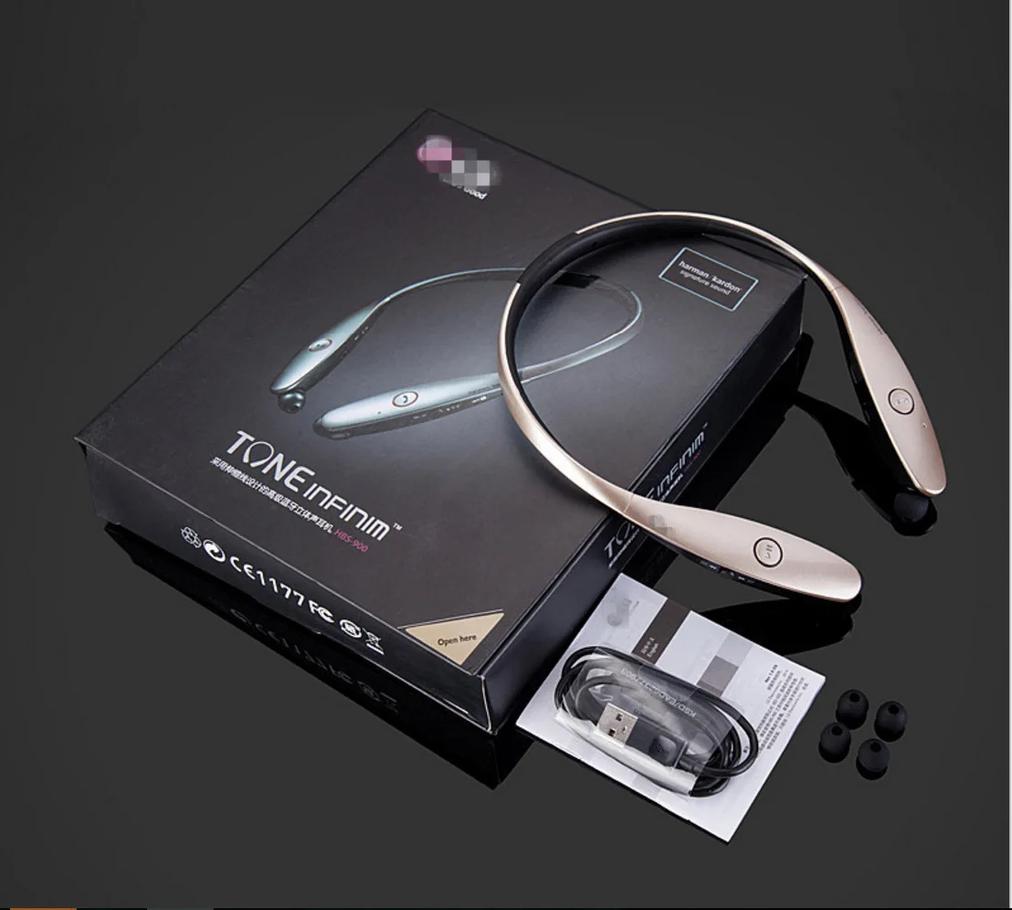 

HBS900 Bluetooth Headset LG Sports Earbuds Hifi Stereo Subwoofer Wireless Headphone Waterproof Suitable for Samsung S20