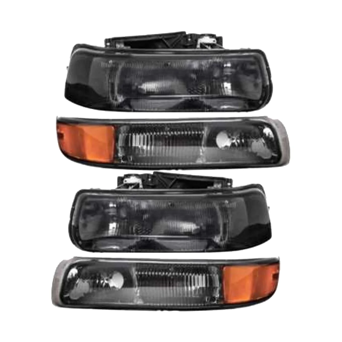 

LED DRL Daytime Running Light Fog Lamp Driving Light Parking Lights HD Headlight for 99-02 GM2521173