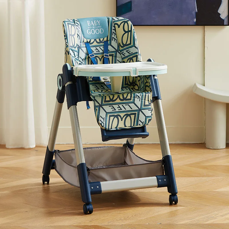High feeding chair baby dining chair foldable portable home multifunctional dining table and