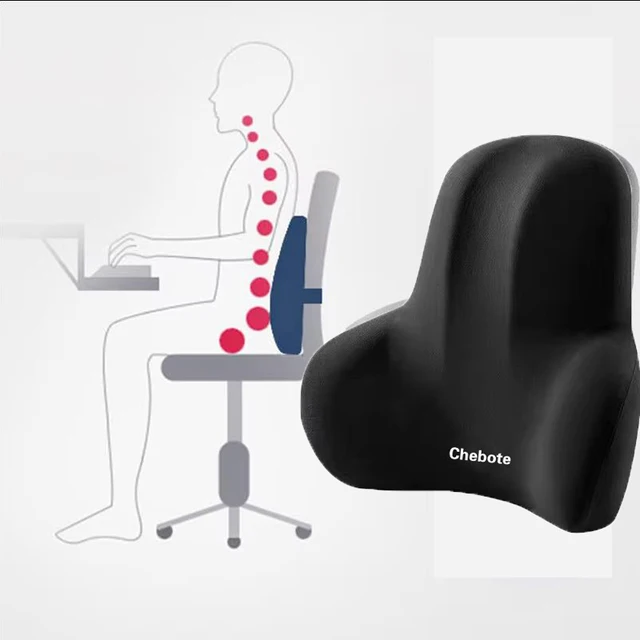 Coussin lombaire en mousse à mémoire de forme pour voiture et bureau, Support de taille post-partum, oreiller multifonctionnel pour soulager la douleur 1