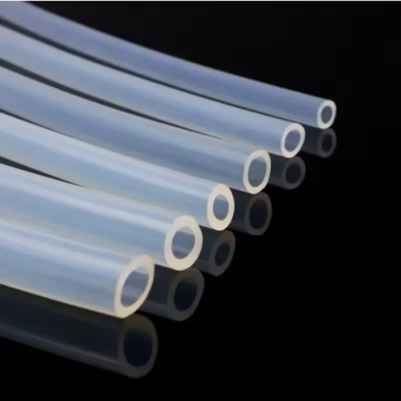 ท่อซิลิโคนใสเกรดอาหาร ขนาด 1/5/10/20 เมตร ขนาดเส้นผ่านศูนย์กลางภายใน 2/3/4/5/6/8 มม. ท่อยางยืดหยุ่นสำหรับสวน ตู้ปลา ท่ออ่อน 1