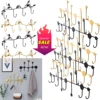 Luxury Fitting Room Coat Hooks For Wall Nordic Style Door Key Hat Hanger Rack Storage Iron Wall Hanging Hook Home Entrance Decor 1