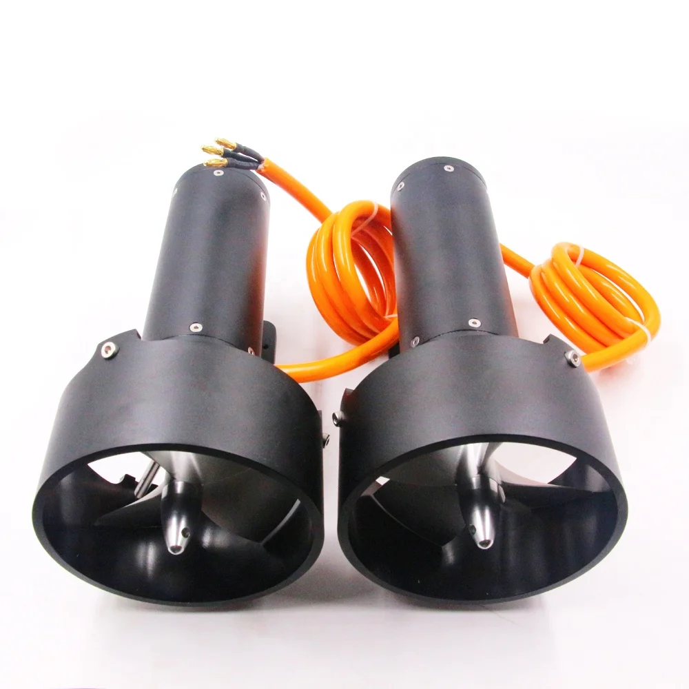 SANJING 60mm 48V 1500W 30KG Thrust Underwater Brushless DC Motor for Surf Board Rubber Boat