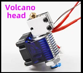 Volcano Nozzle Copper-Plated 0.4/0.6/0.8mm Durable Non-Stick M6 Thread 1.75mm Filament For 3D Printers E-3d Volcano Hotend printhead for printer