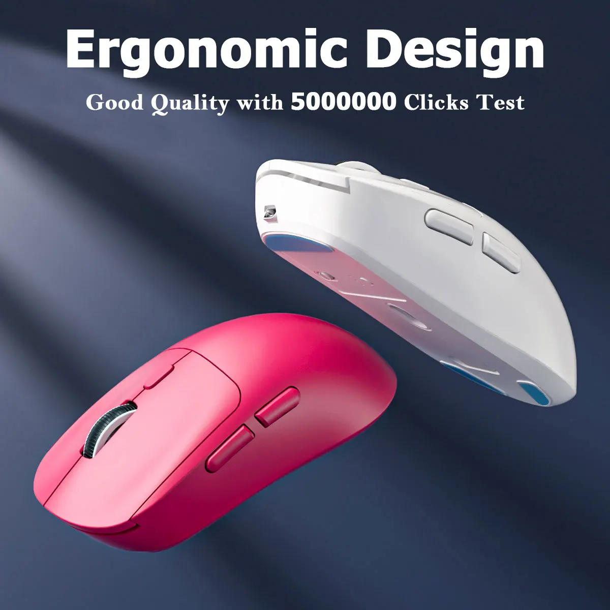 Portable Rechargeable Wireless Mouse Bluetooth/2.4G Dual-Mode Gaming Mice 4 Colors Silent Gamer Mice for PC ipad Computer Mice - Image 4