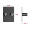 Waterproof Razor Holder Wall-mounted Shaver Rack Multifunctional Razor Hanger Shelf Shaver Organizer For Man Bathroom Supplies 4