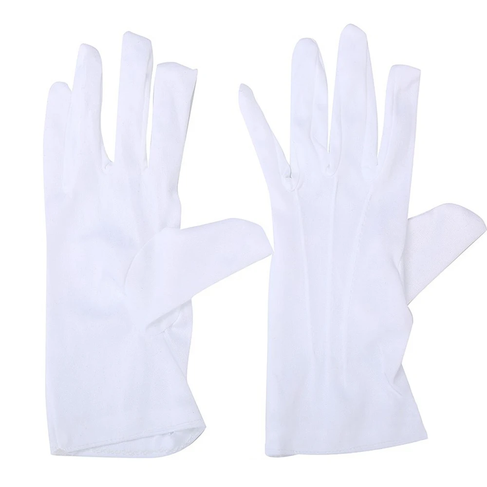1 Paar weiße formelle Handschuhe Smoking Honor Guard Parade Inspection Collection Serve – Detail 9