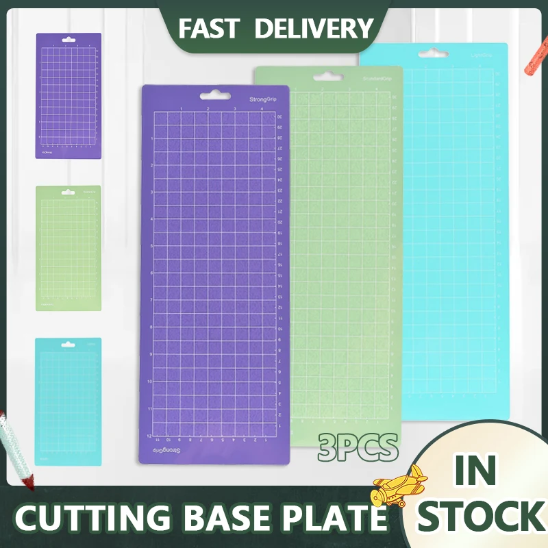 3 Pack Portatile Cameo Silhouette Macchina Per Incidere Piastra Di Base Strumento Pad Tappetino Da Taglio Per Cricut/Cameo 4 Tappetino Da Taglio Adesi