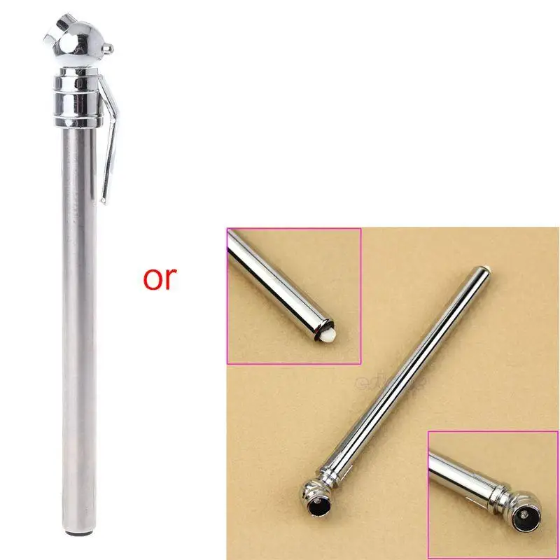 Stainless Steel Pen Shaped Car Vehicle Tire Air Pressure Test Meter Gauge Tire Pressure Gauge Barometer Car Accessries 594E
