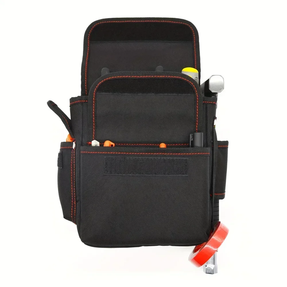 Multi-Pockets Tool Bag 1680D Oxford Cloth Hammer Pliers Holder Hand Tools Organizer for Electrician Tools Belt Work Pouch 5