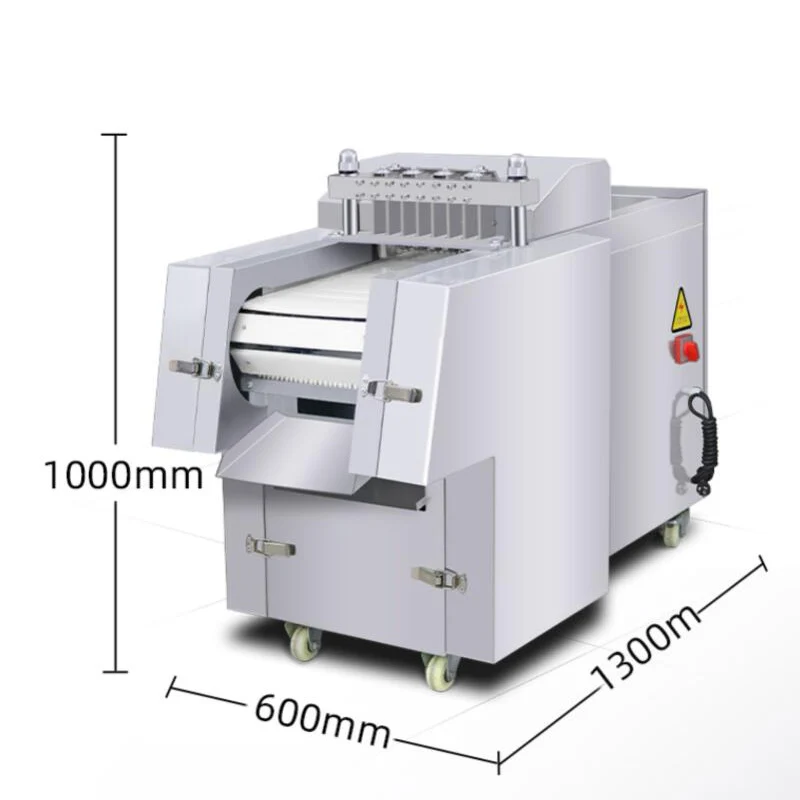 110V 220V 380V Frozen Beef Cube Dicer Chicken Breast Dicing Machine Commercial Poultry Meat Skeleton Cutting Machine 3
