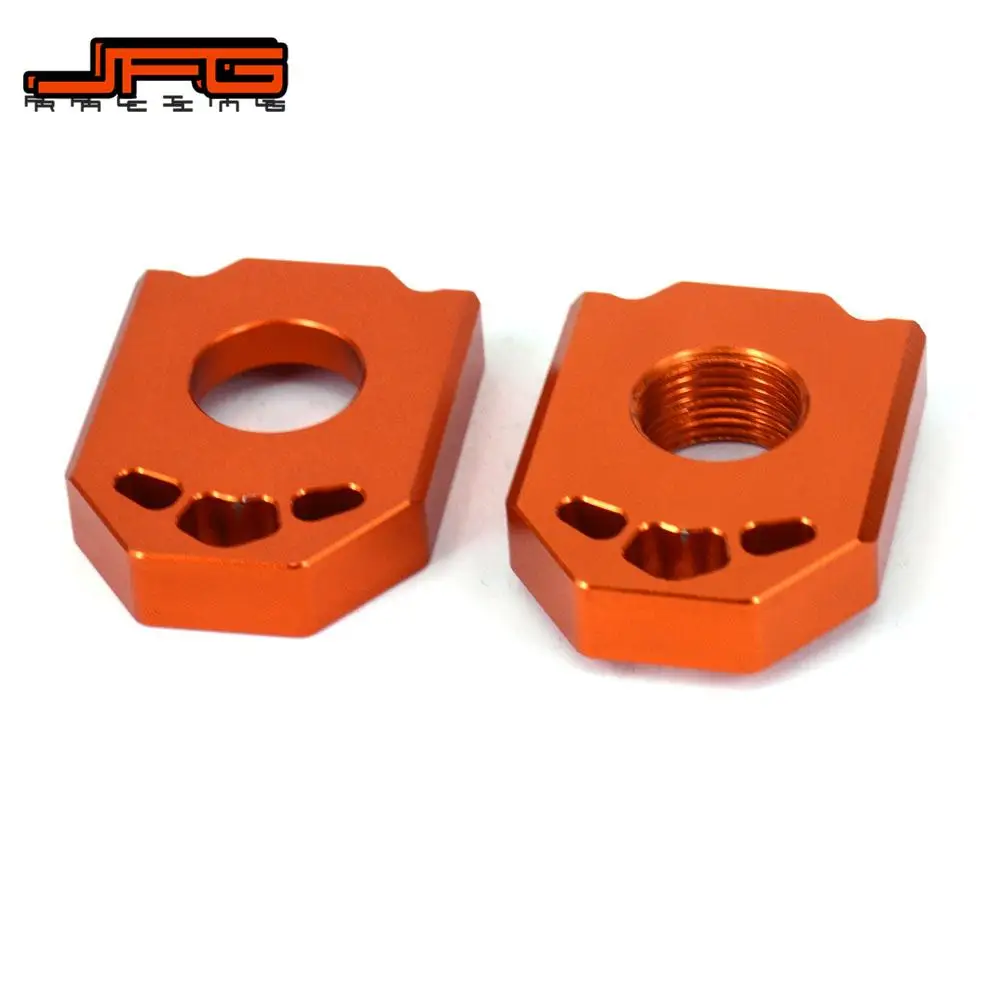 Motorcycle CNC Rear Chain Adjuster Axle Blocks For KTM SX SXF XC XCF EXC EXCF XCW XCFW 85 125 150 200 250 300 350 450 525 530