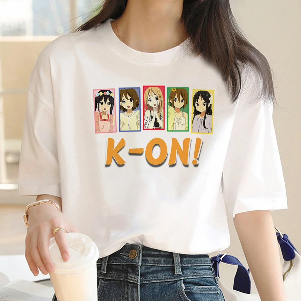 

Ritsu Tainaka k-on top women graphic funny Tee girl streetwear 2000s clothes