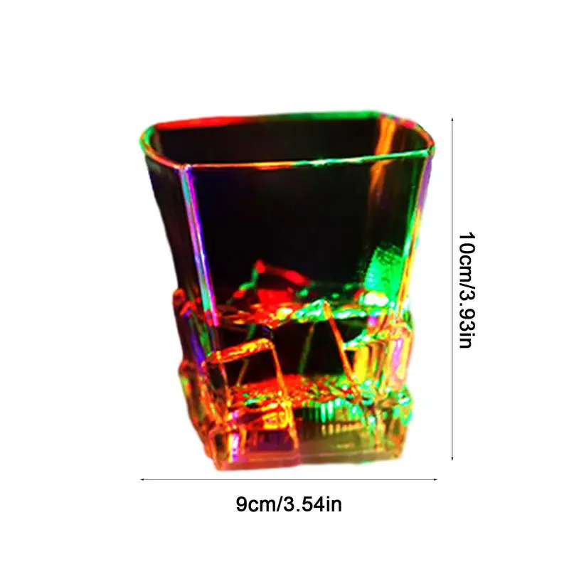 Party LED Cups Old Fashioned Drinking Cups With Lights Party Decorations Lighted Tumblers For Nightclubs Christmas Birthday images - 6