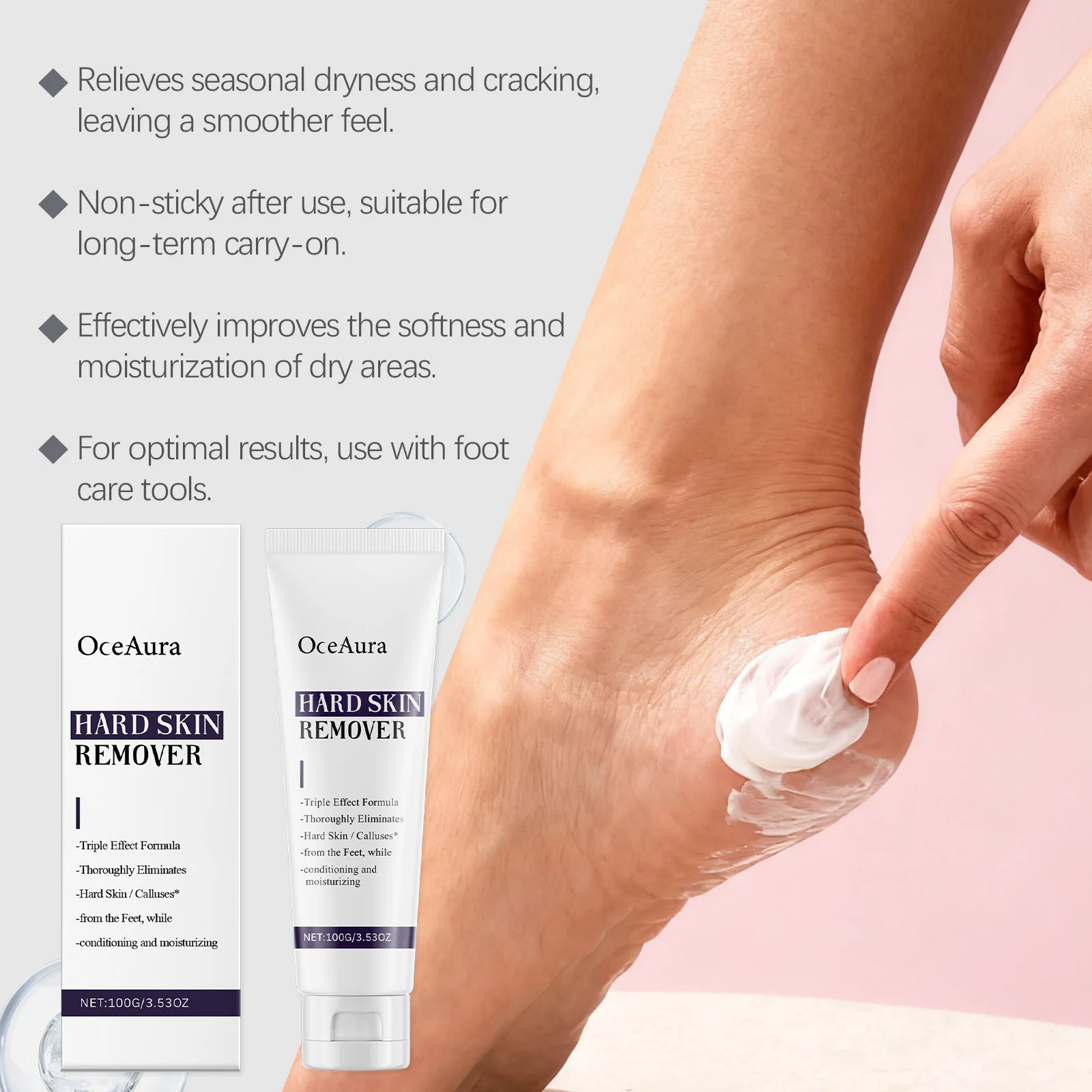 Daily Foot Nourishing Cream - Moisturizing & Hydrating, Targets Autumn/Winter Dryness, Gentle Foot Care for All Skin Types