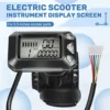 24V 36V Adjustable Electric Scooter Instrument Display Screen Switch Accelerator for 5.5 Inches Scooter Parts (6 Pins) 4