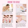 2pcs Beauty Kinesiology Tape Anti-Wrinkle Face Tape 2cm Kinesiology Tape for Face Skin Anti Aging Tape for Wrinkles Face Lift 4