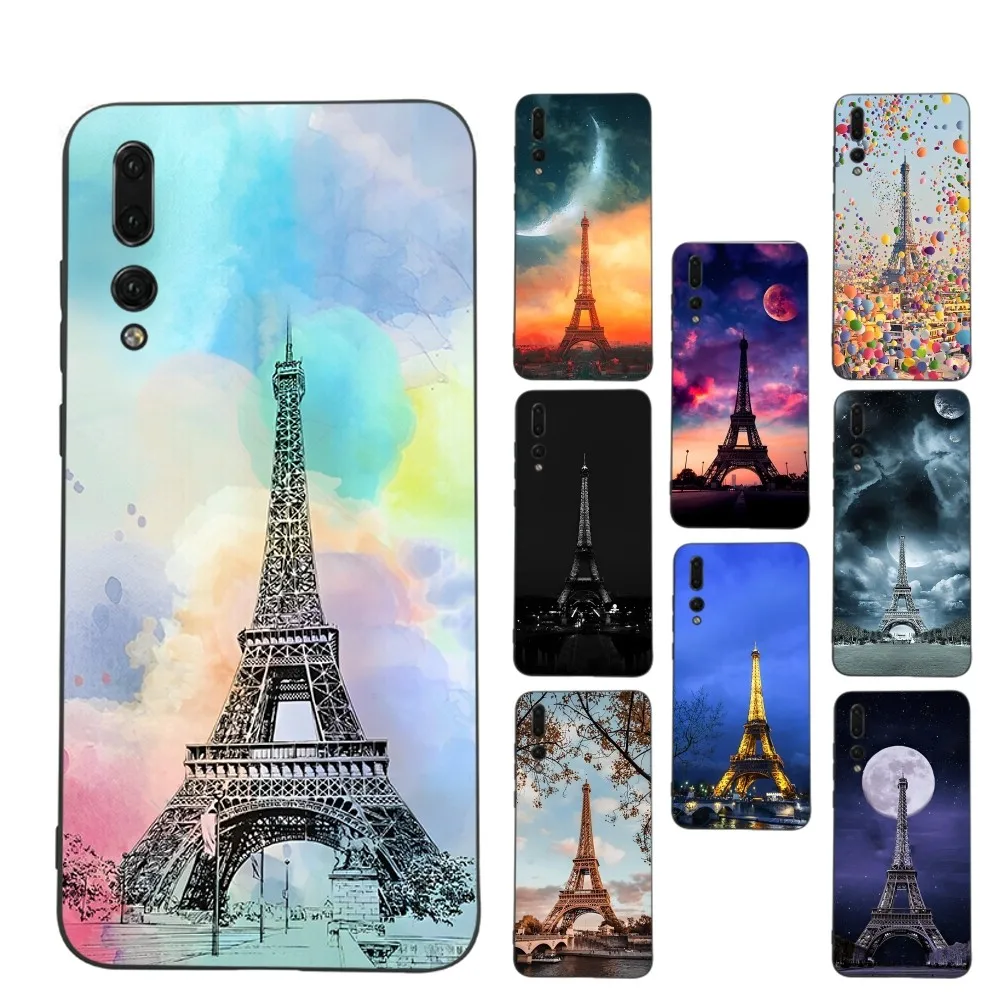 

Eiffel Tower Phone Case For Huawei P 8 9 10 20 30 40 50 Pro Lite Psmart Honor 10 lite 70 Mate 20lite
