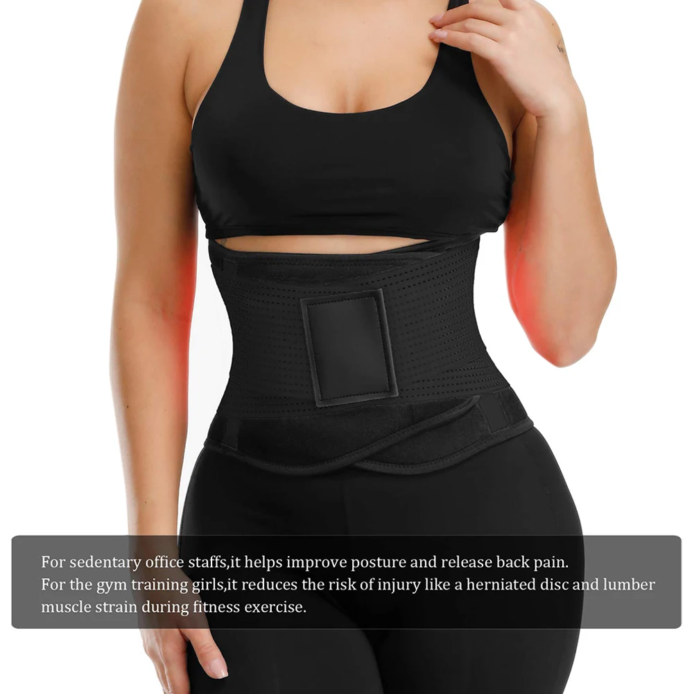 Description Picture 6 of itemWaist Trainer Corset Shaper Unisex Sport Exercise Slimming Girdle Cincher Belt
