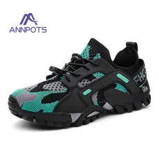Summer Swimming Aqua Footwear Mesh Sneakers Breathable Outdoor Quick-dry Wading Shoes Men Couple Trekking Shoes Plus Size 36-47