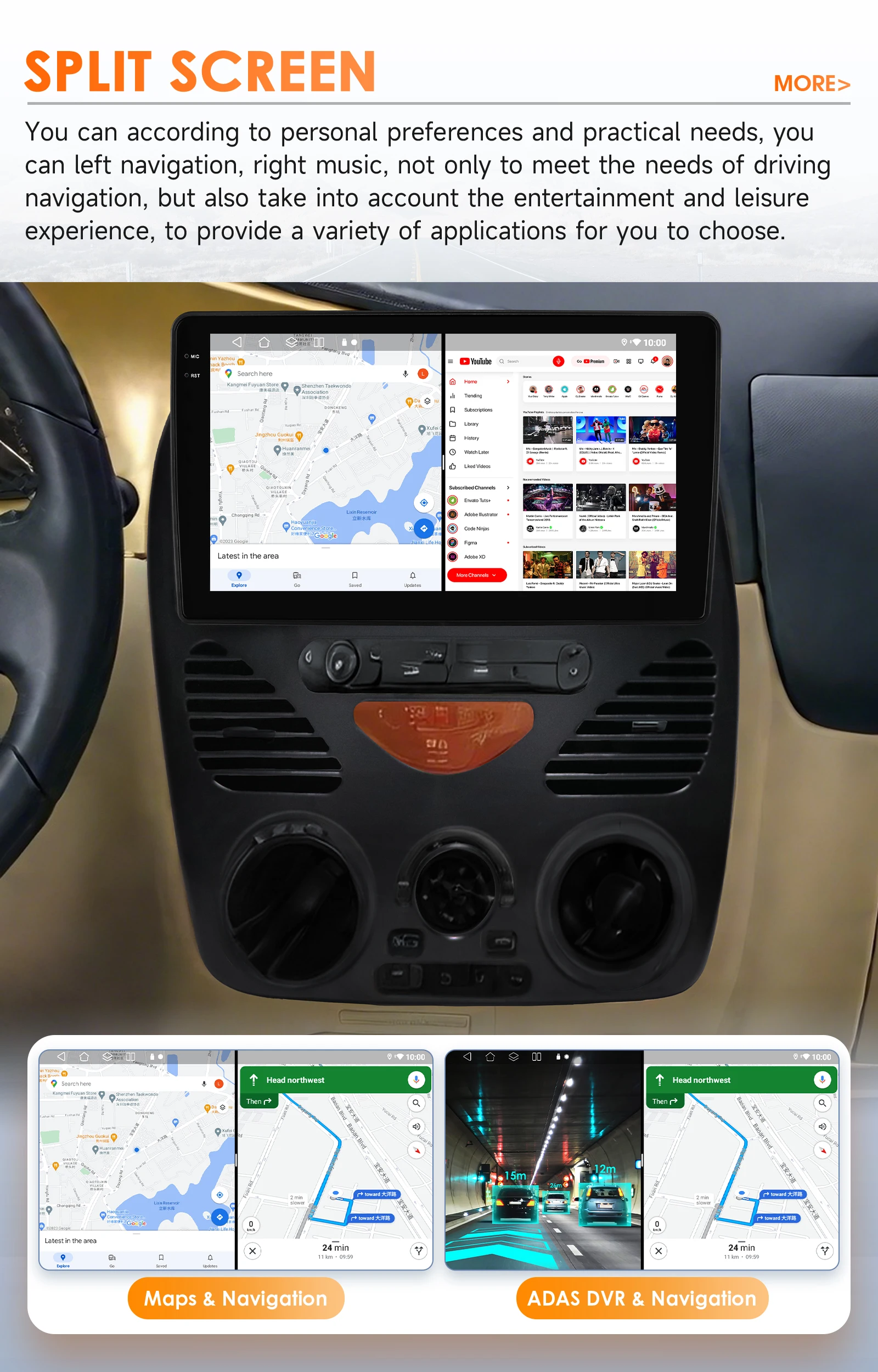 Hizpo 2 din Android Auto Carplay Auto Radio Für FIAT Siena Palio Albea Wochenende 1996-2004 Video Multimedia Stereo GPS Navigation – Detail 32