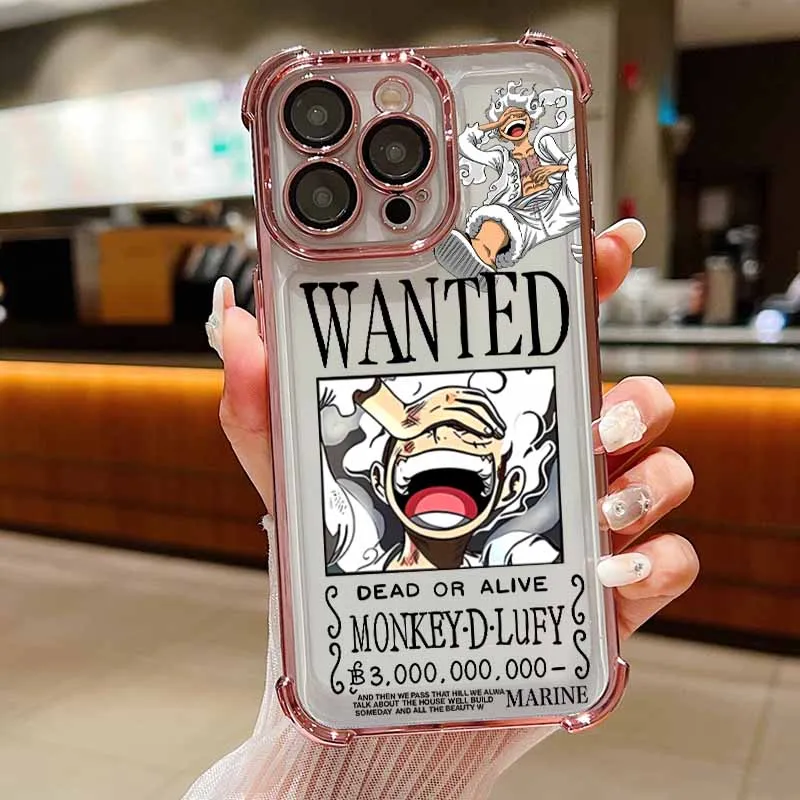 Anime O-One Pieces Plating Anti-Fall Cool Phone Case