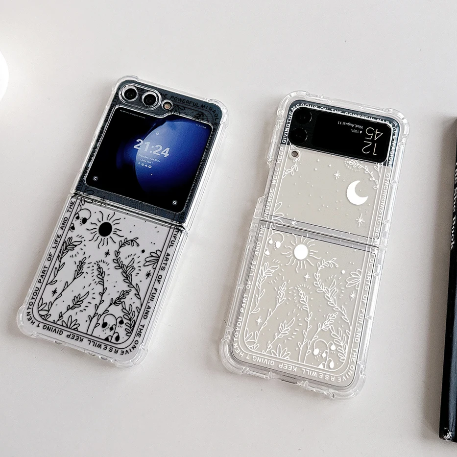 Art Fresh Moon Star Phone Case - Elegant Anti-fall Back Cover