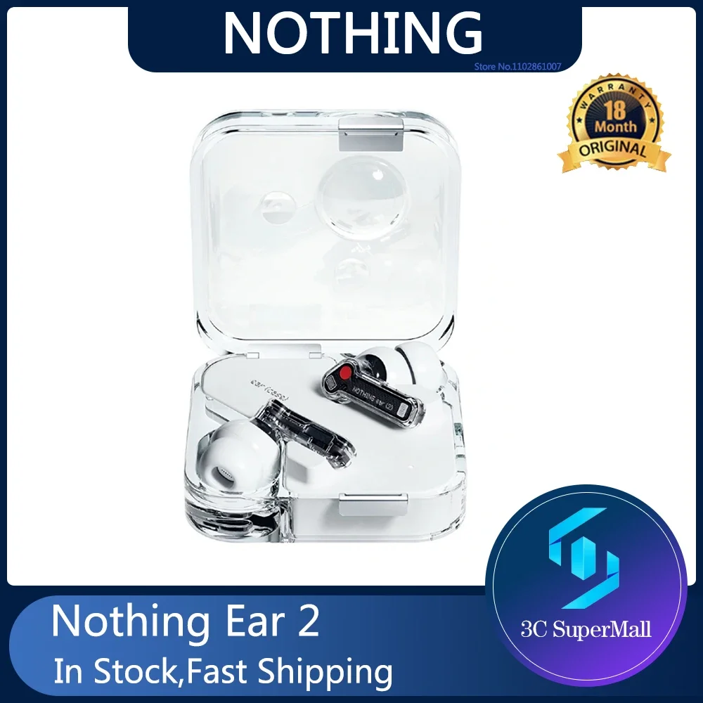 New Generation Nothing Ear (2) Hi-Res Wireless Certification Dual Chamber  Design Up to 40dB delivery on March 28 Ear 2 - AliExpress