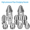 Cleaning Machine Sewer Pipe Flushing Head Household Sewer Pipe Dredging Head Drill Nozzle 1