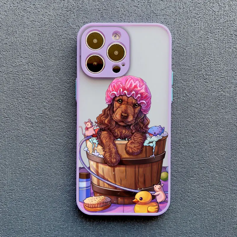 Dackel Silhouette Hund Niedliche Tier Handyhülle für IPhone 12 Pro Max Mini 11 13 14 15 Pro Max XS XR X 15 14 7 8 Plus Rückseite – Detail 4