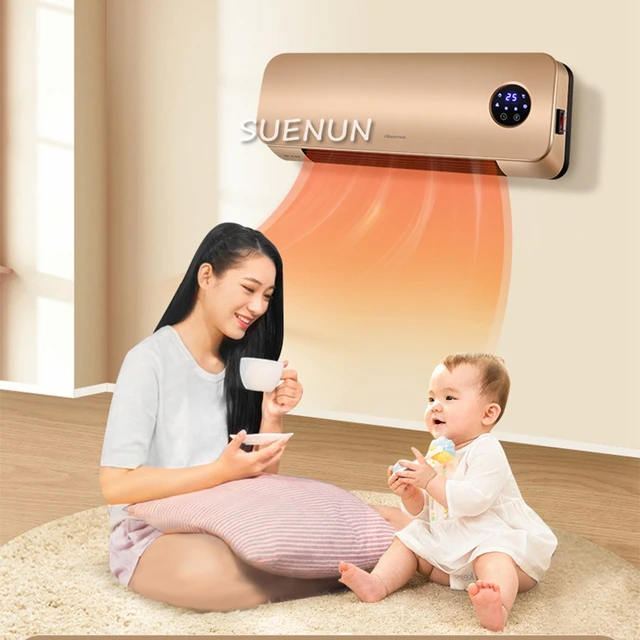 Heater bathroom heater household waterproof energy saving electric heater  bathroom wall - mounted quick heating magic - AliExpress