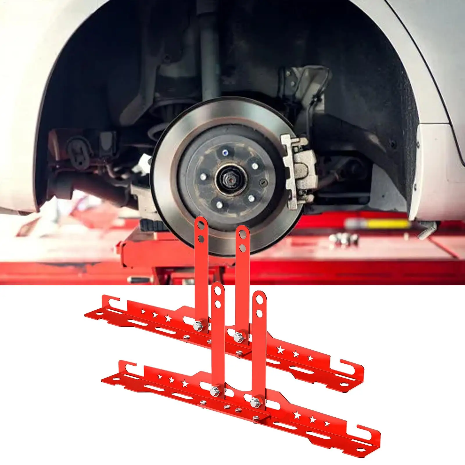 Car Wheel Alignment Tool Heavy Duty Toe Plates Wheel Accessories Parts Adjustable Automotive Wheel Leveling Aligner Toe Plates