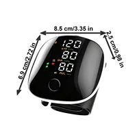 Rechargeable Wrist Blood Pressure Monitor for Home Use, Digital BP Machine with LED Backlit Display, Voice Broadcast, 240 Memory Storage, Built-In Heart Rate Detection & Portable Storage Case 8