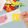 Children Puzzle Wooden Spelling Word Kid Letter Game 26 Letter Recognition Alphabet Toddler Early Educational Toy Cognition Prop 6