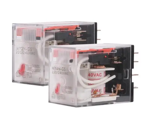 MY2N-GS MY4N-J DC48V AC110V 220V LY2N-J LY4N 중간 릴레이 새 오리지널