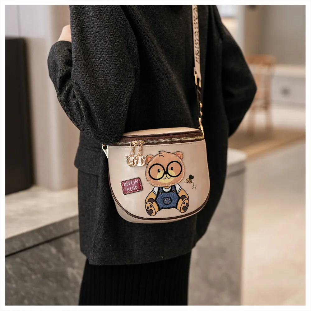 Beibaobao handbag shoulder bag large capacity new women's bag versatile crossbody casual women's chest handbag