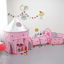 Beibei – aire de jeux 3 en 1 pour bébés, piscine sèche, tente, balles, Tunnel pour enfants 