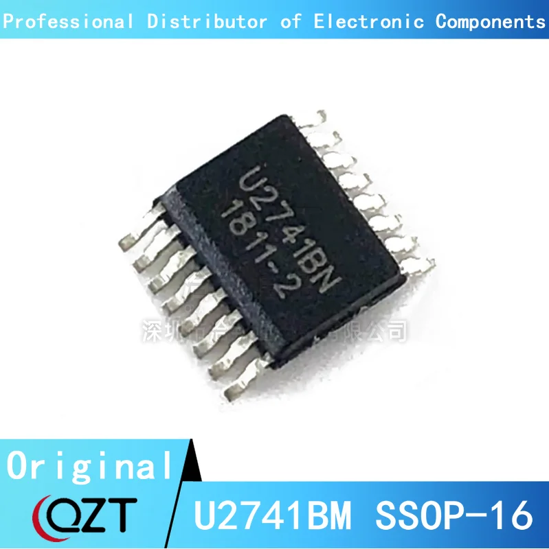 10pcs/lot U2741 SSOP16 U2741B U2741BM SSOP-16 chip New spot new original 20pcs hc595 74hct595db 74hc595db ssop16 ic chip integrated circuit good quality