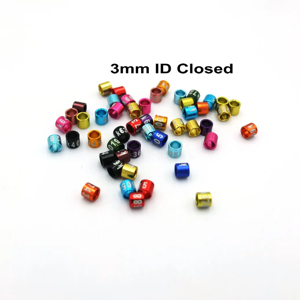 50PCS Anelli Nudi Senza Stampa Fasce Per Gambe Per Uccelli - Foto 12