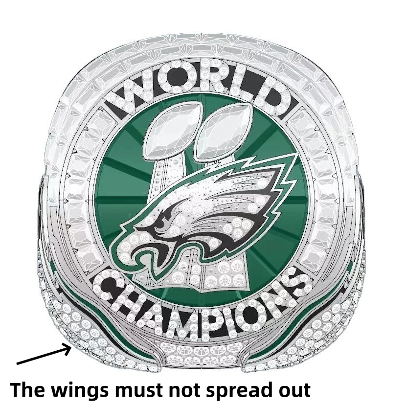 Stainless Steel Ring 2025 Commemorative Ring For Boyfriend Rugby Fans 1PC