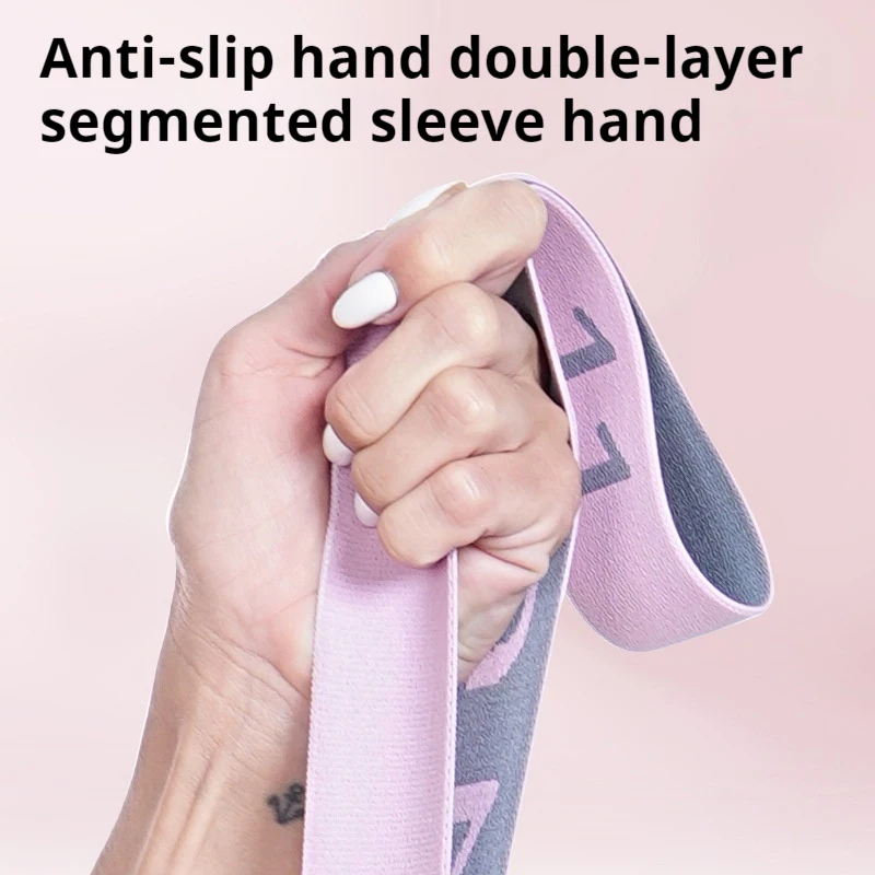 Elastic Stretch Belt For Women Dance Yoga Non-Slip Resistance Band Adjustable Fitness Pull Strap Home Gym Body Sculpting