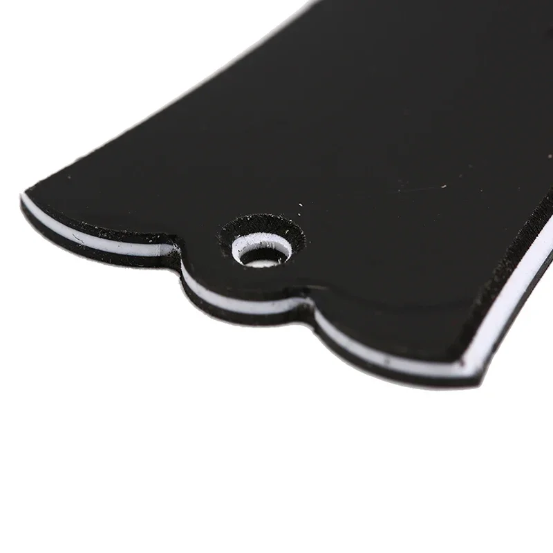 Bell Shape Guitar 2 Holes PVC Truss Rod Cover Plate Scroll Plate Gibson LP SG Flying V ES
