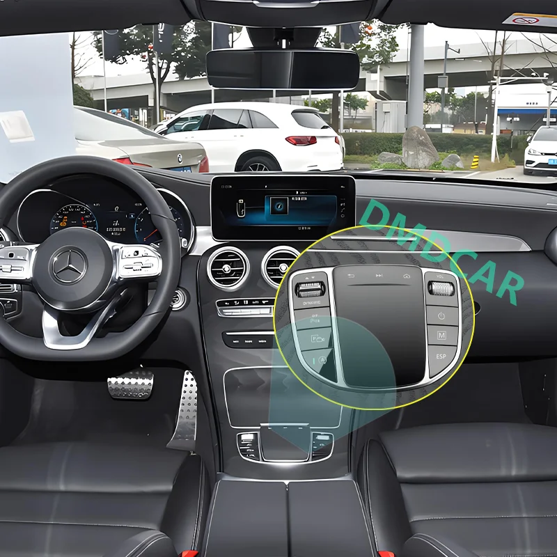 Painel de controle central Touch Mouse Trim, atualização interior, antigo para novo, fácil instalação para Benz E, classe C, GLC, 2015-2019