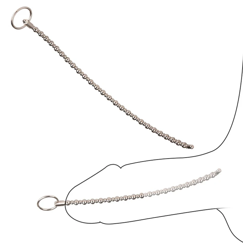 Runyu Stainless Steel Urethra Pull Beads Horse Eye Stick Massager SM Urethral Catheter Metal
