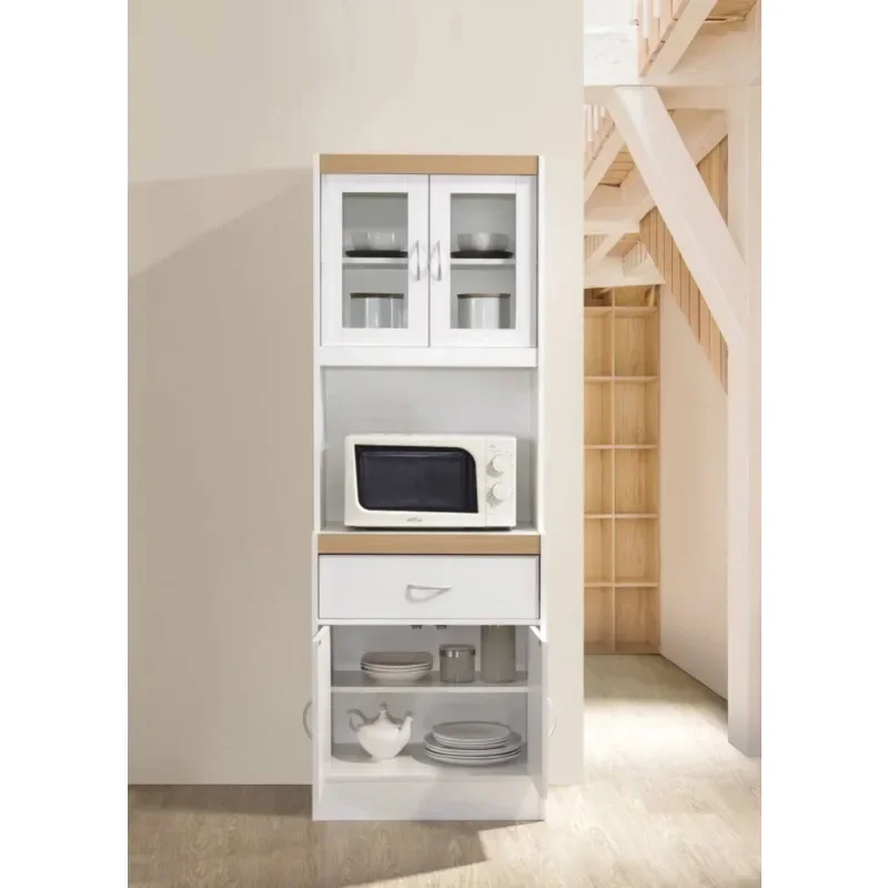 Modern Kitchen Cabinet, White 2